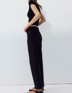 Free delivery H&amp;M Straight High waist jean