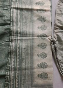 Green Block Print kurta set