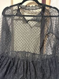 Elegant Black Lace Gown