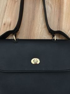 Classic Black Shoulder Bag