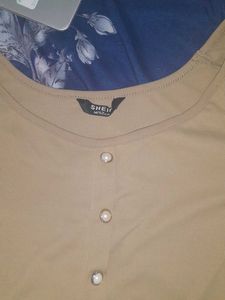 Stylish Button-Up Short Sleeve Top