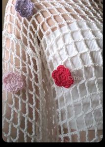 Crochet Flower Net Top