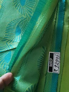 New Saree With Running Blouse
