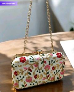 Beautiful Embroidered Clutch Bag
