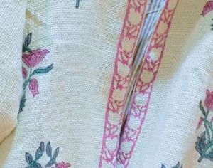 Embroidered jute Jacket