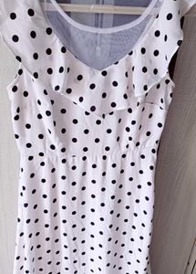 Polka Dot Ruffle Dress