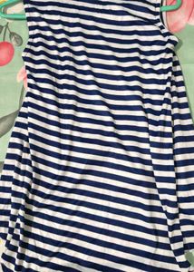 Cute Teddy Bear Striped Top