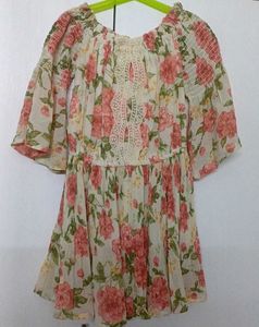 Floral Print chiffon top