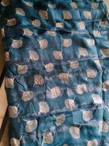 Beautiful Teal Saree