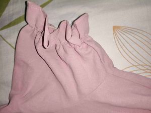 Chic Pink Puff Sleeve Peplum Top