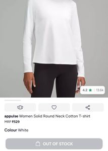 Classic White Long Sleeve Tee