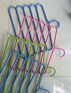 Set of 4- Colorful Plastic Hangers