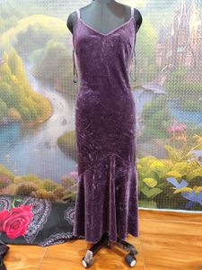 Purple Whimsigoth fishtail dress