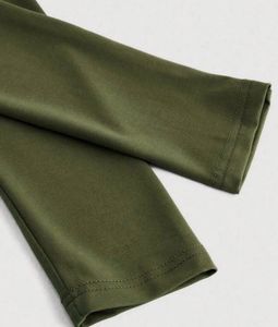 Olive green Off-Shoulder Twist Front Top