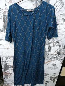 Blue Diamond👗 Pattern Dress