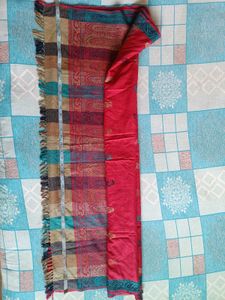 Red Wool Shawl