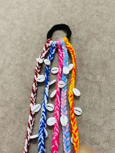 Bohemian Hair Ties with Shells