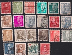 69 SPAIN old stamps