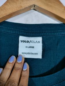 Teal Blue Casual T Shirts (Men's)