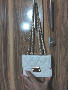 Chic Quilted Chain Sling Bag