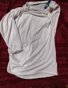 Chic One-Shoulder Ruched Top