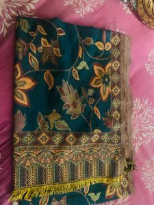 Elegant Teal shawl