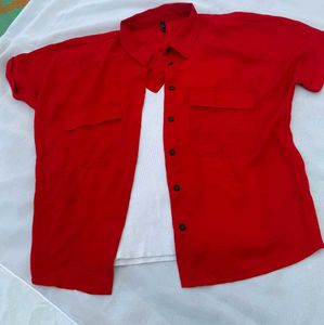 Rio red Button-Down Shirt