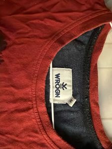 Men's Red Graphic T-Shirt