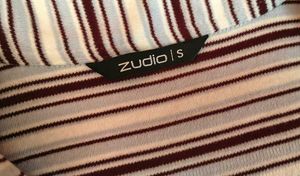 Zudio women’s striped collared/polo-style top/tshi