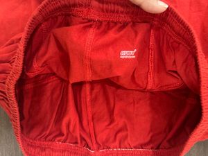 Red churidar legging