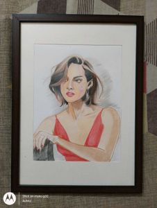 Framed Portrait Drawing