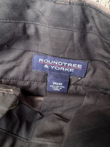 Men's Brown Classic Fit Dress Pants
