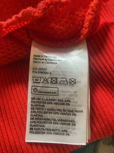 H&amp;M Ribbed Button-Up Top