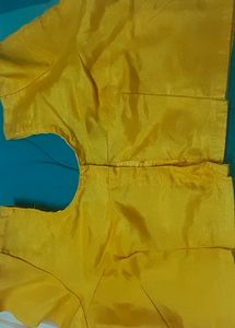 Yellow Net Blouse