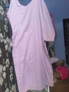 “Cotton Stitched Suit with Silk Dupatta | Used | G