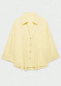 Light Yellow Button-Up Shirt