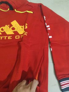 Red Adidas Hoodie