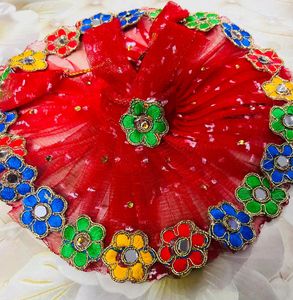 Laddu Gopal Fancy Dress Fabric Net