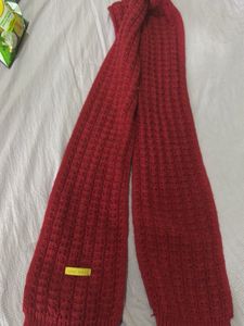 cute red scarf