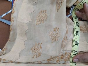 Brown chikankari kurta
