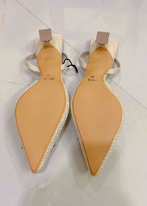 Zara Embellished Heeled Mules
