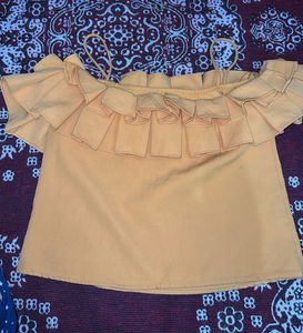 Chic Ruffled Off-Shoulder Top