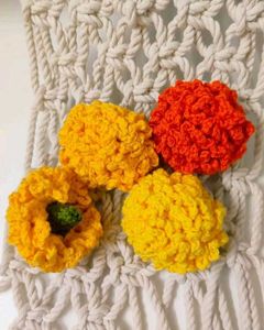 Handmade Crochet Flower Decor
