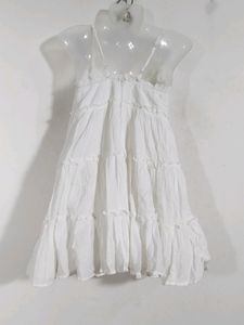 Bailey White Single Strap Dress (Women)