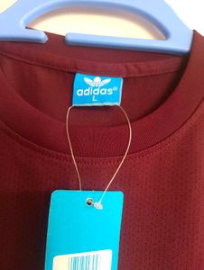 Adidas Maroon T-Shirt