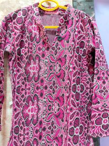Floral Print Kurta - Unique Design winter wear