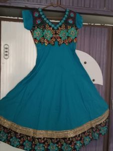Anarkali Kurta With Dupatta Don't Have Bottom You Can Use Anyl Lenggin