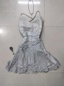 Chic Polka Dot Mini Dress