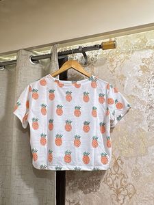 Pineapple Print Top