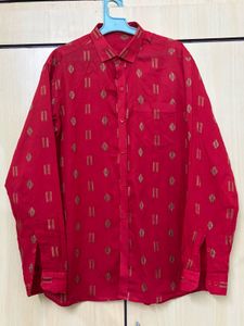 Red Patterned Shirt